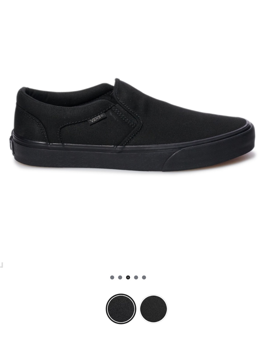 Vans Men's Classic Slip-On Loafer in Black